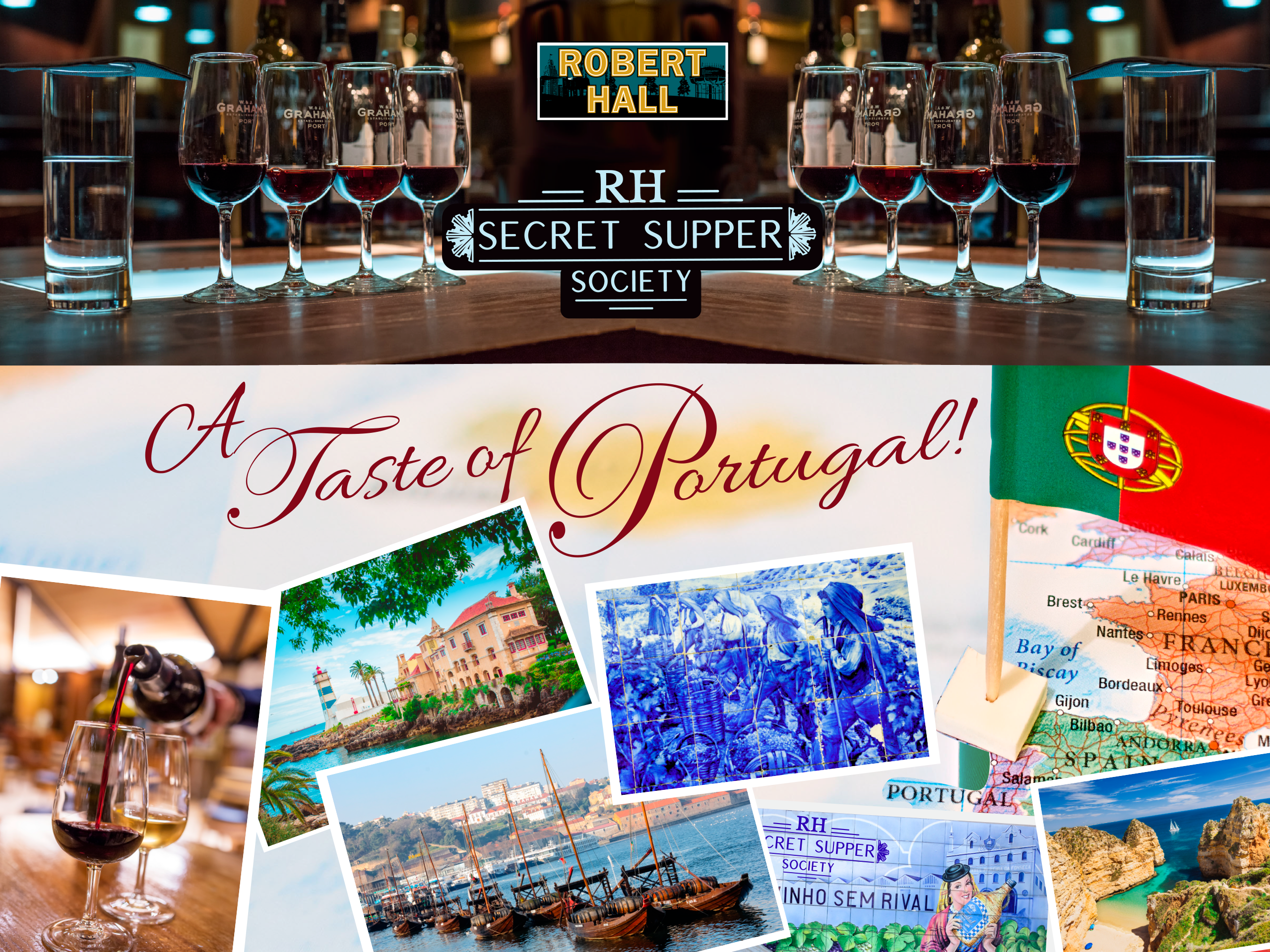 Join the Robert Hall Secret Supper Society for a Taste of Portugal