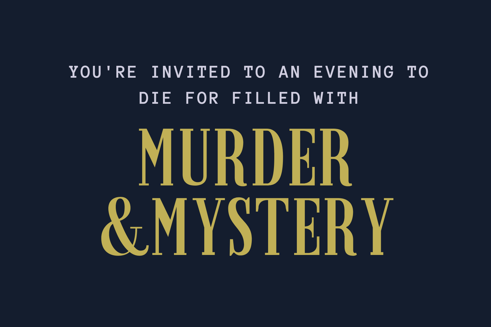 Who Done It? Join Us for a Night of Murder Mystery With the Winston-Salem Police Foundation